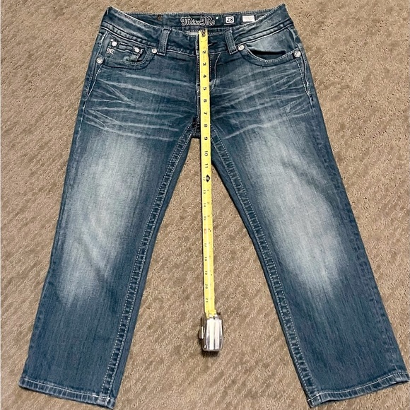 Miss Me Capris Sz28 Angel Wing Excellent Condition Hardly Worn, Beautiful Style - Picture 7 of 10